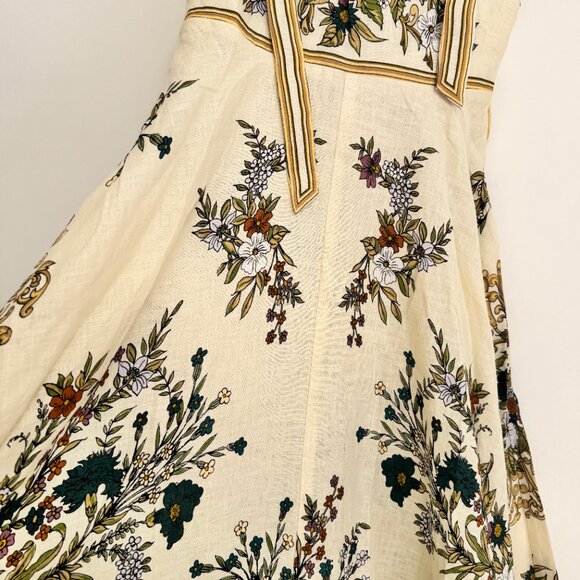 Alemais Antoinette Ballet Linen Midi Dress - Picture 10 of 14